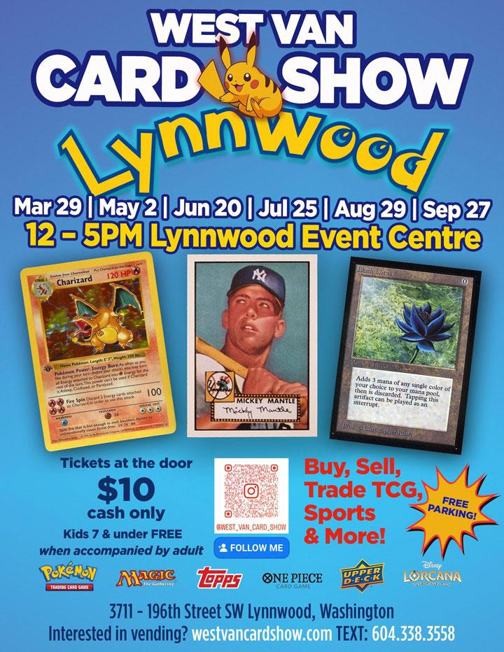 west van card show lynnwood wa