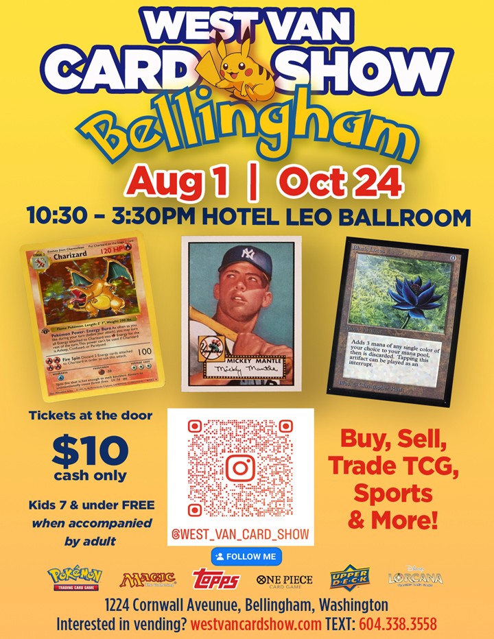 west van card show bellingham wa