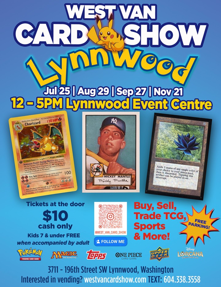 west van card show lynnwood wa