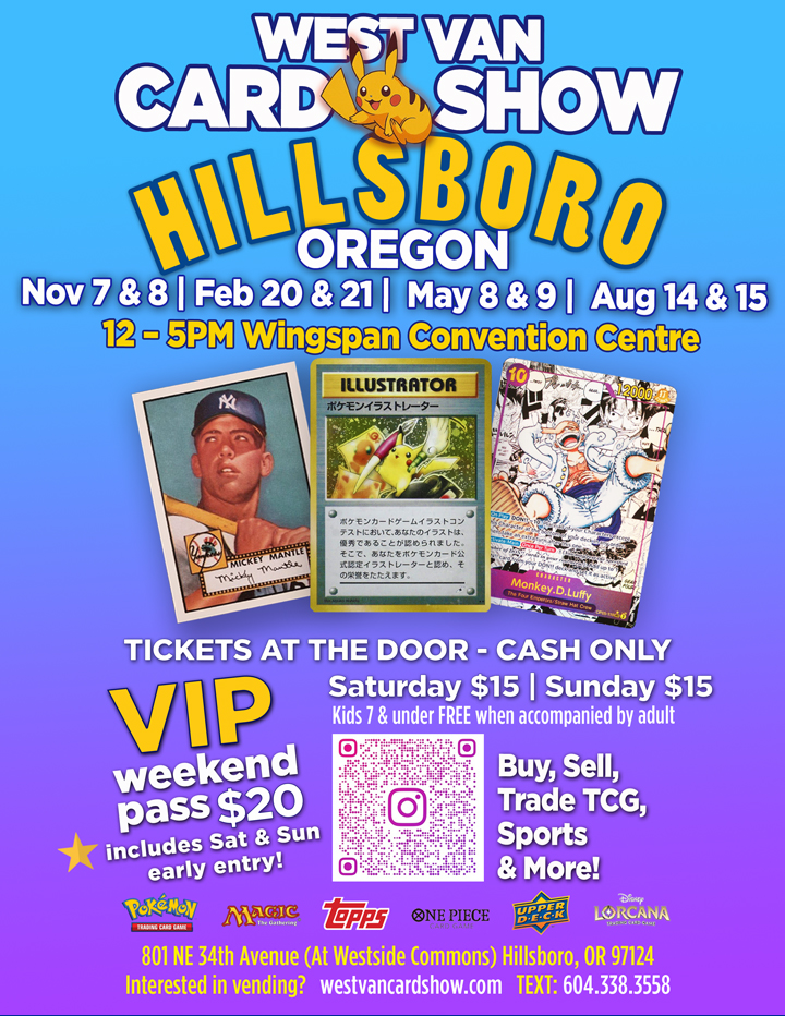 West Van Card Show, Hillsboro, OR