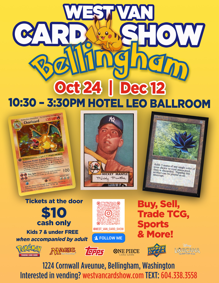 west van card show bellingham wa